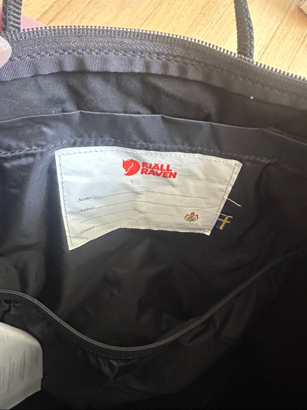 Fjallraven Kanken Black Tote Backpack - - Picture 4 of 8